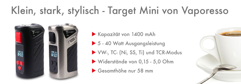 Vaporesso Target Mini TC Mod Vaporesso Target Mini TC Mod