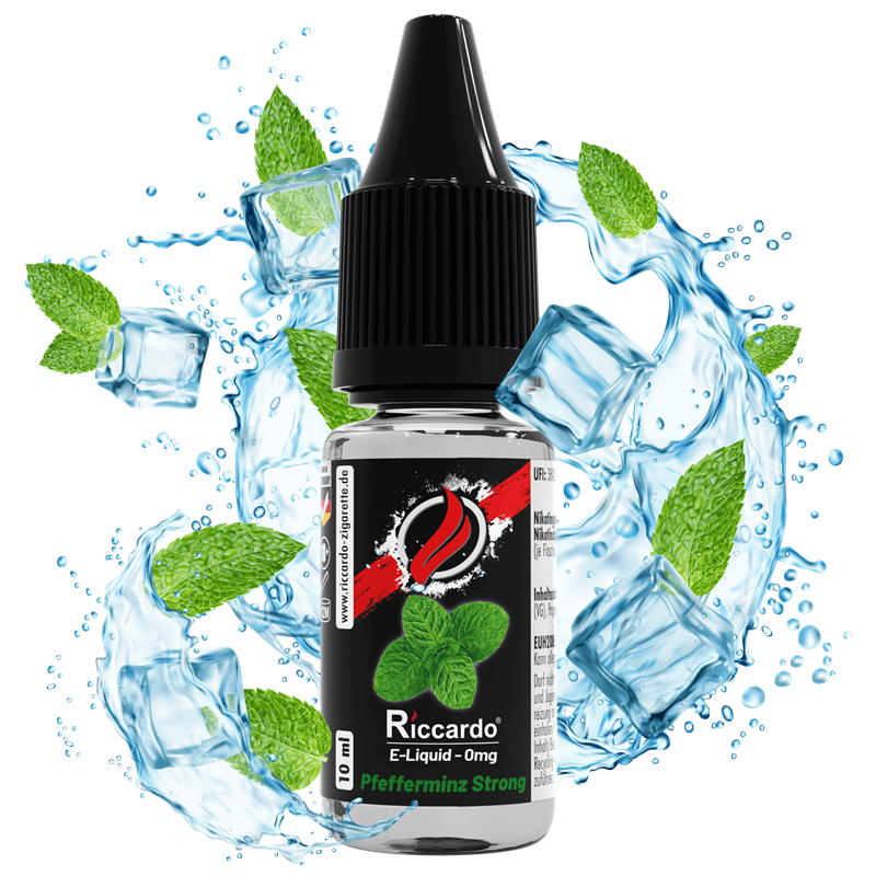 Riccardo E-Liquid Pfefferminz STRONG - 10 ml