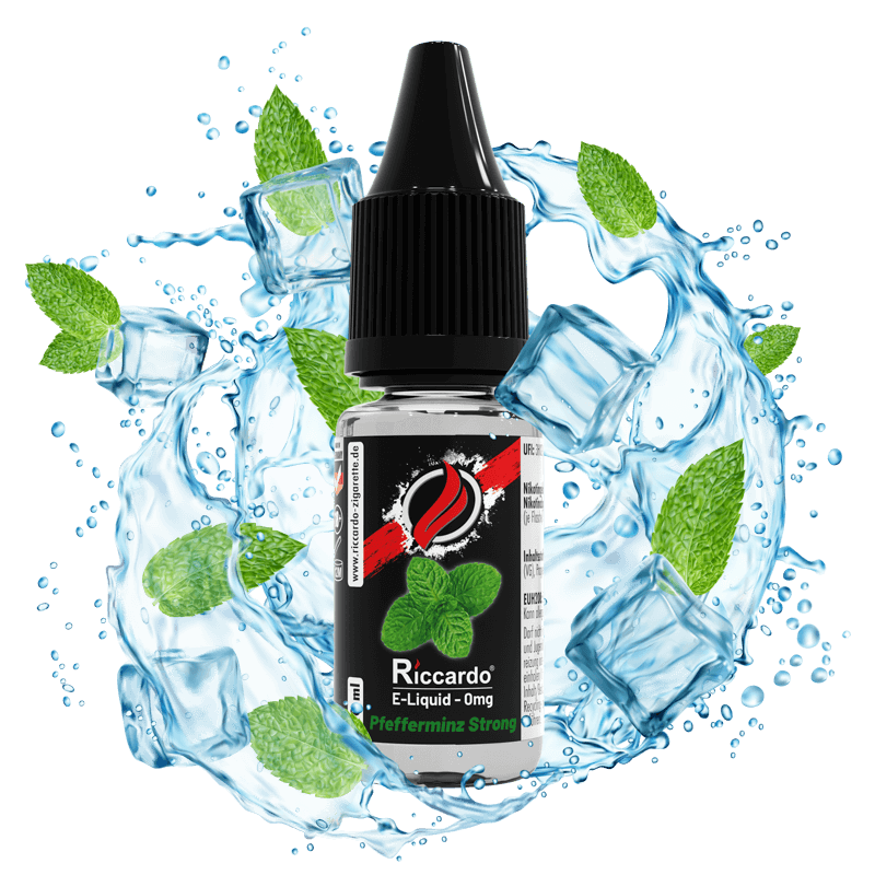 Riccardo E-Liquid Pfefferminz STRONG - 10 ml