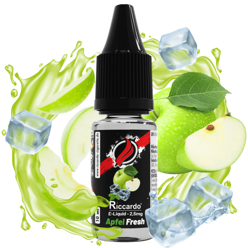 Riccardo E-Liquid Apfel Fresh - 10 ml