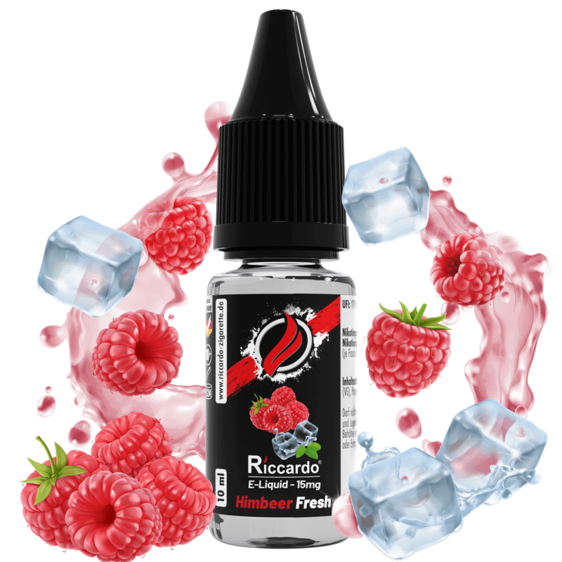 Riccardo E-Liquid Himbeer Fresh - 10 ml