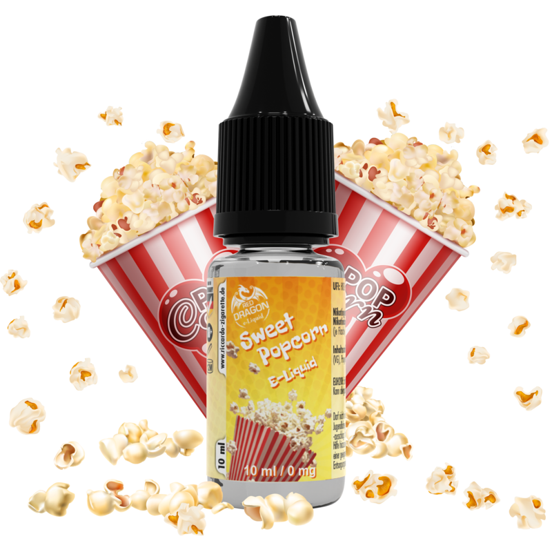 Red Dragon E-Liquid Sweet Popcorn - 10 ml