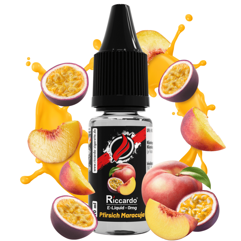 Riccardo E-Liquid Pfirsich-Maracuja - 10 ml