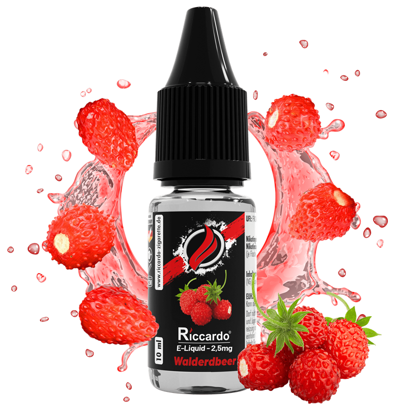 Riccardo E-Liquid Walderdbeer - 10 ml