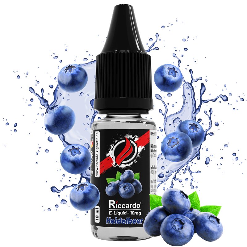 Riccardo E-Liquid Heidelbeer - 10 ml