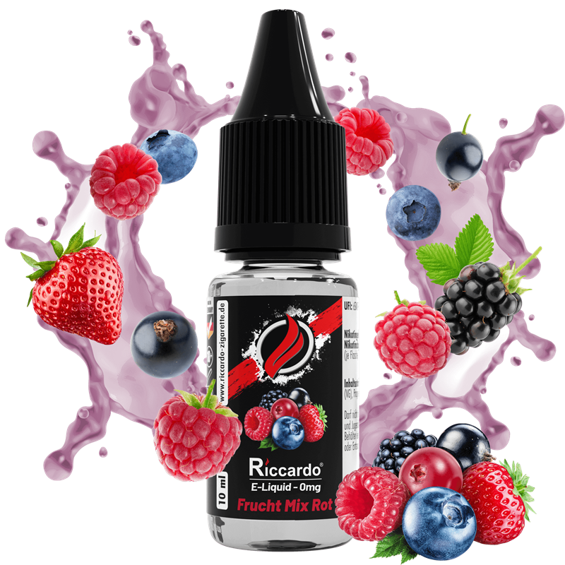 Riccardo E-Liquid Frucht Mix Rot - 10 ml
