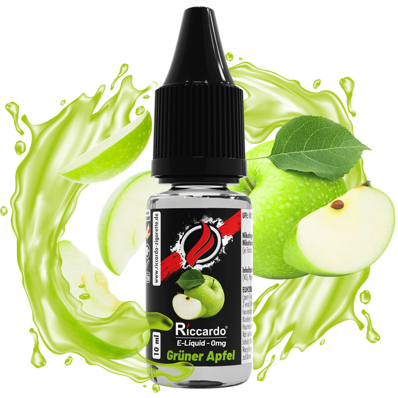 Riccardo E-Liquid Grner Apfel - 10 ml