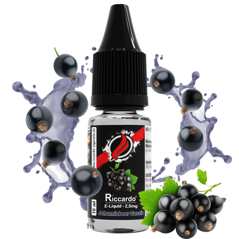 Riccardo E-Liquid Johannisbeer Cassis - 10 ml