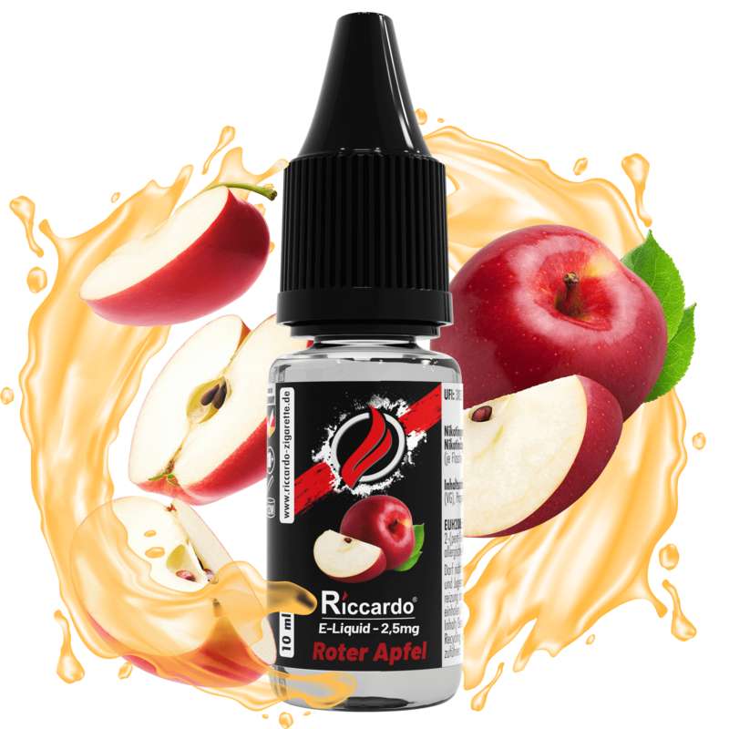 Riccardo E-Liquid Roter Apfel - 10 ml