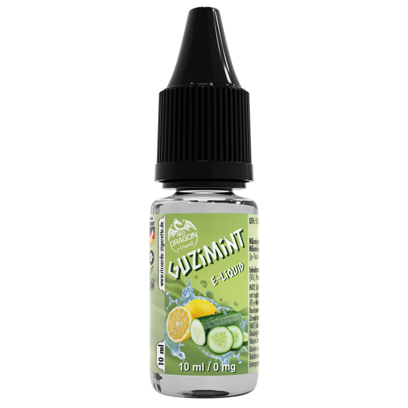 Red Dragon E-Liquid GuZi Mint - 10 ml 