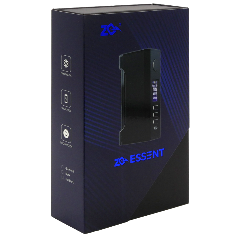 ZQ Essent 18650/21700 DNA75 Box Mod 