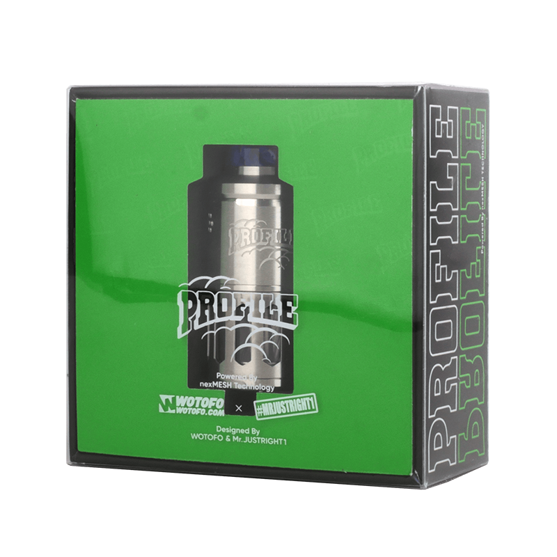 BB-Ware Wotofo Profile RDTA Tank - Verdampfer - 25 mm - 6,2 ml - silber 