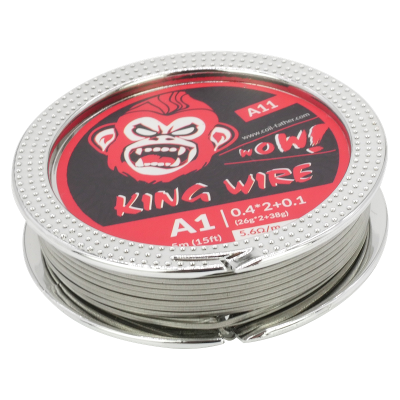 Coil Father - King Wire - KA1 0,4*2+0,1= 26ga*2+38ga 5,6 Ohm/Meter 