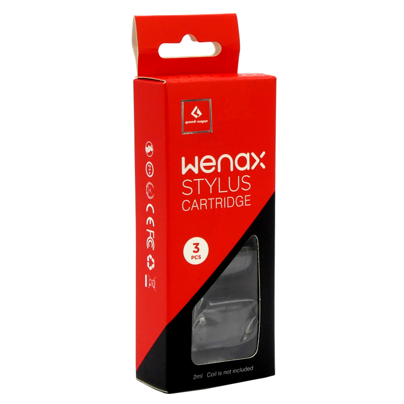 GeekVape Cartridge - fr Wenax Stylus / Wenax Stylus C / Wenax S3 - 2 ml - 3er Pack 