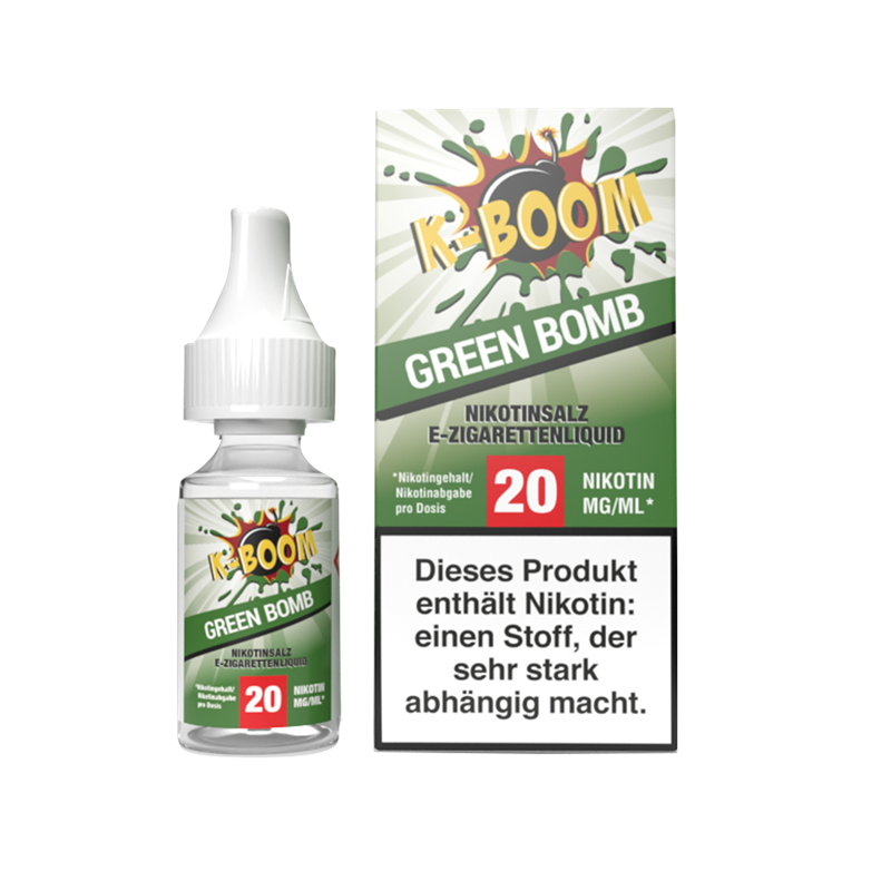 K-Boom - Green Bomb - Nikotinsalz  10 ml Liquid