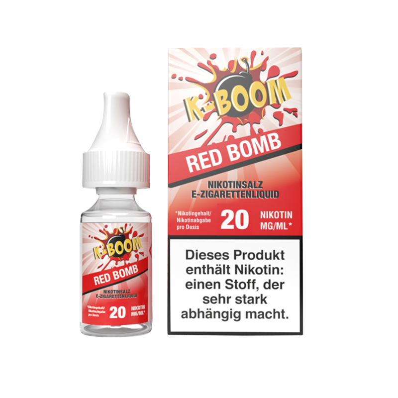 K-Boom - Red Bomb - Nikotinsalzliquid - 10 ml