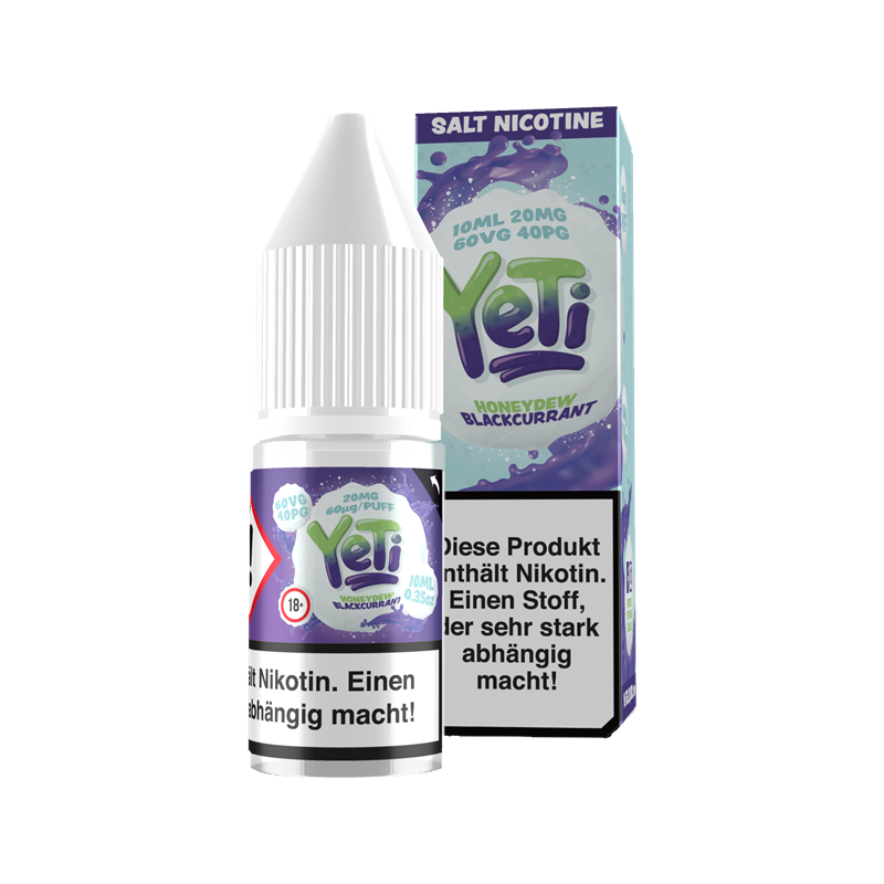 Prohibition Vapes - Yeti - Honeydew Blackcurrant - 10 ml Nikotinsalzliquid