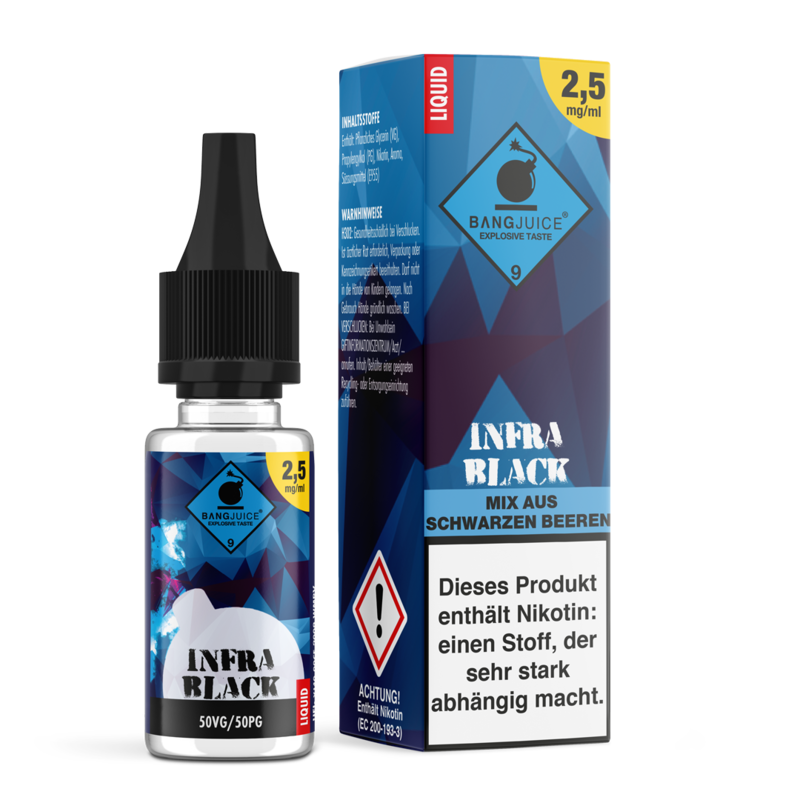 Bang Juice InfraBlack - 10 ml E-Liquid 
