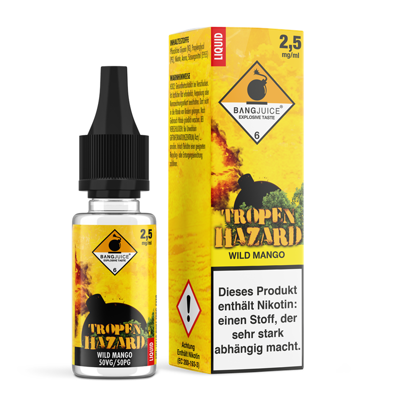 Bang Juice Tropenhazard - Wild Mango - 10 ml E-Liquid 