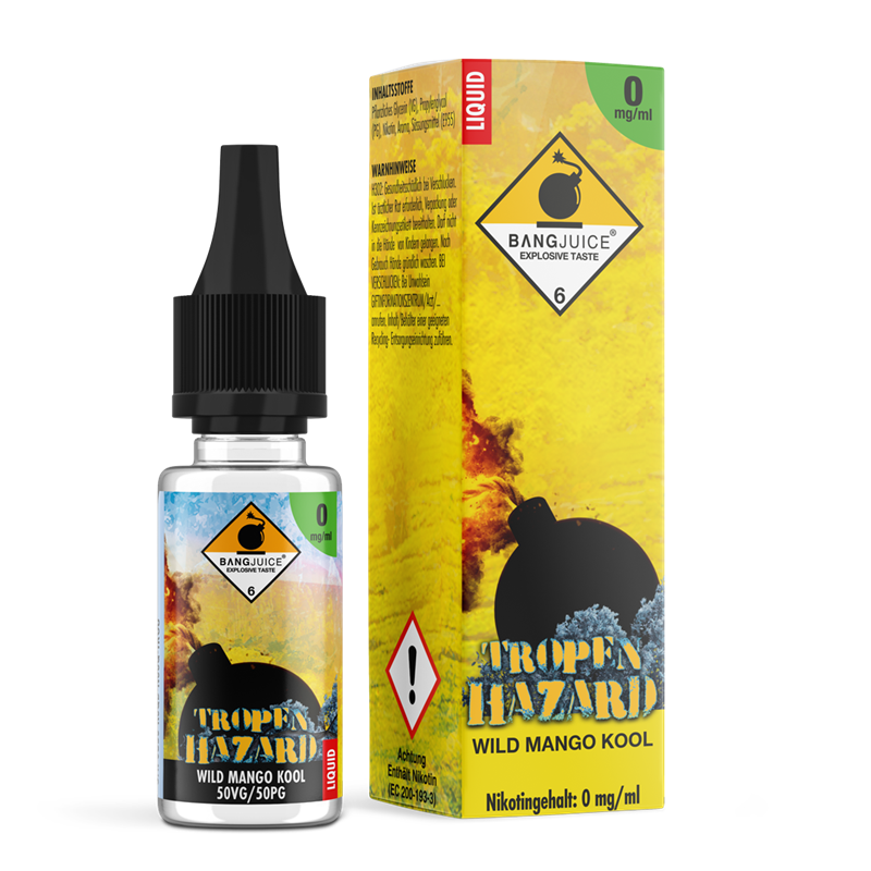 Bang Juice Tropenhazard - Wild Mango Kool - 10 ml E-Liquid 