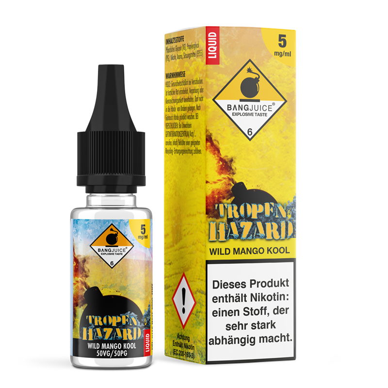 Bang Juice Tropenhazard - Wild Mango Kool - 10 ml E-Liquid 
