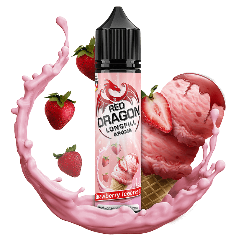 Red Dragon Aroma - Strawberry Icecream - 3 ml Longfill