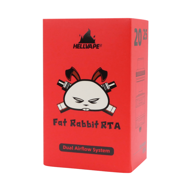 BA-Ware Hellvape Fat Rabbit RTA - Verdampfer - 28,4 mm - 5,5 ml - gunmetal 