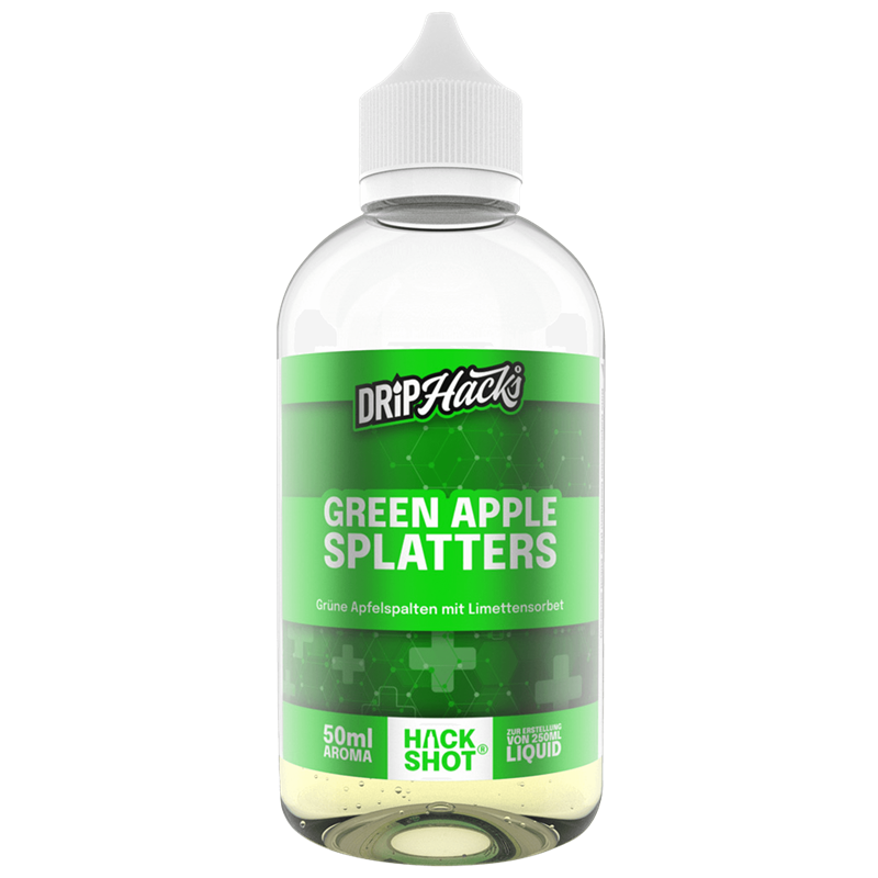 Drip Hacks Green Apple Splatters - 50 ml Aroma