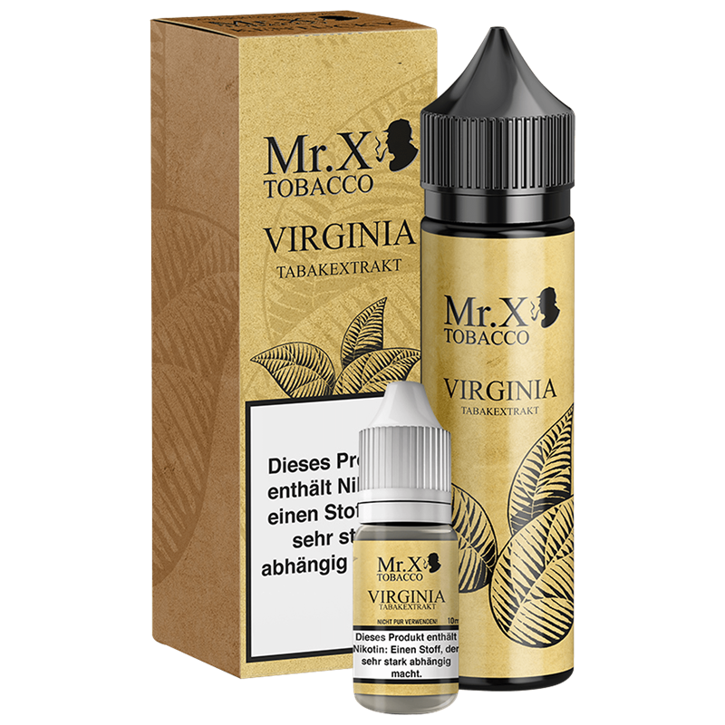 Mr. X Tobacco - Virginia Tabakextrakt - 10 ml Longfill