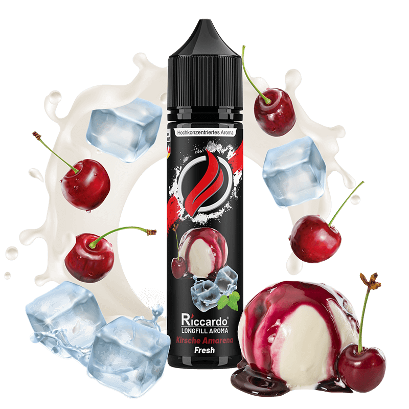 Riccardo Aroma - Kirsche Amarena Fresh - 3 ml Longfill