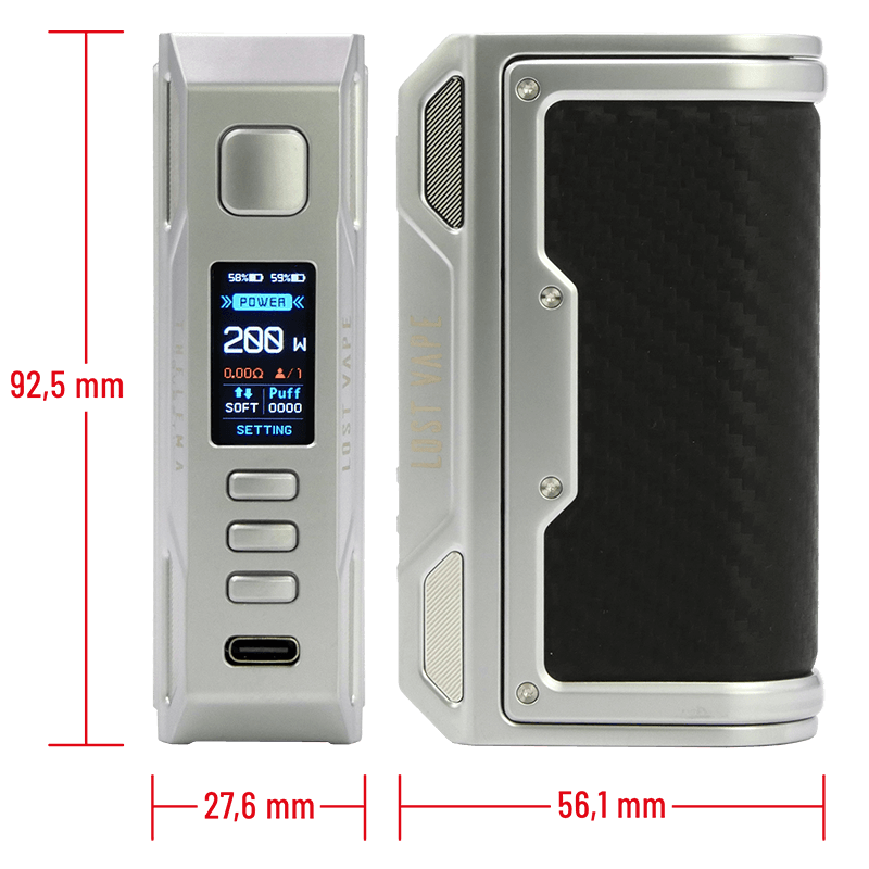 Lost Vape Thelema Quest Box Mod - Akkutrger - 200 Watt 