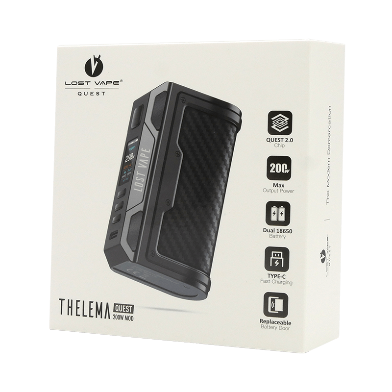 Lost Vape Thelema Quest Box Mod - Akkutrger - 200 Watt 