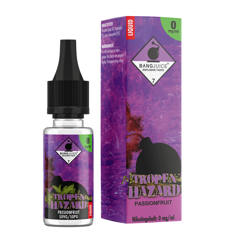 Bang Juice Tropenhazard - Passionsfrucht - 10 ml E-Liquid 