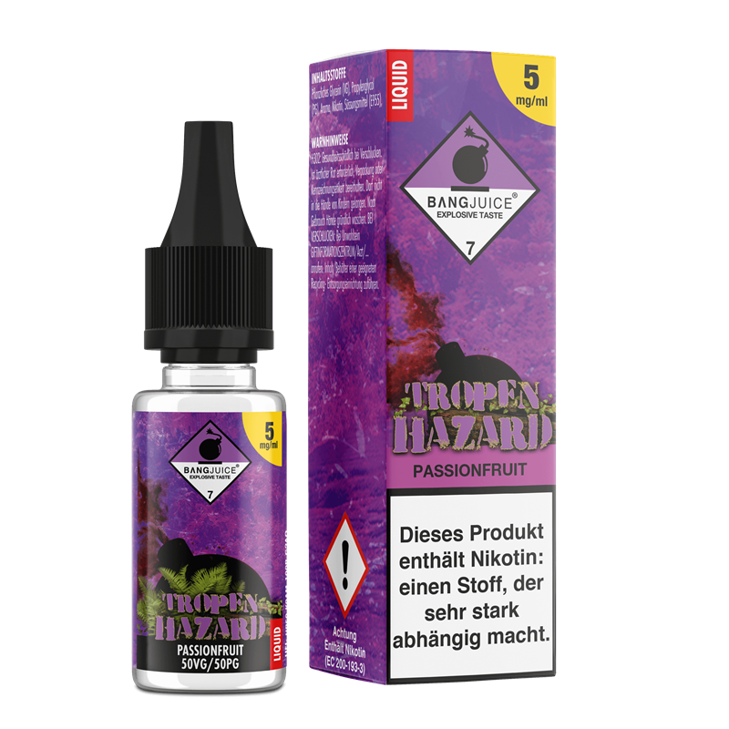 Bang Juice Tropenhazard - Passionsfrucht - 10 ml E-Liquid 