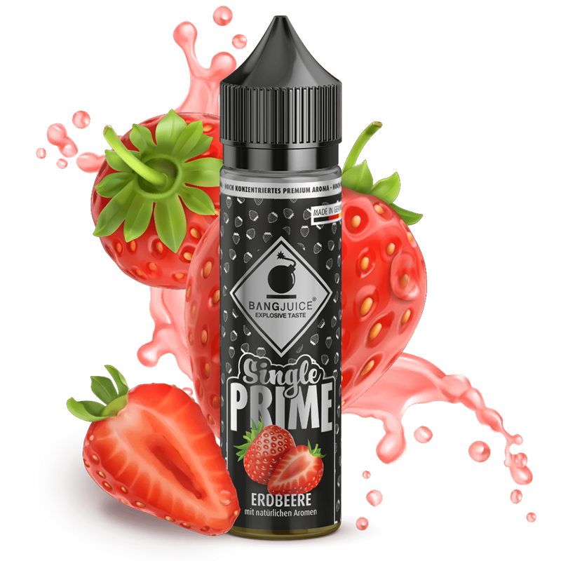 Bang Juice Aroma - Single Prime Erdbeere - 3 ml Longfill