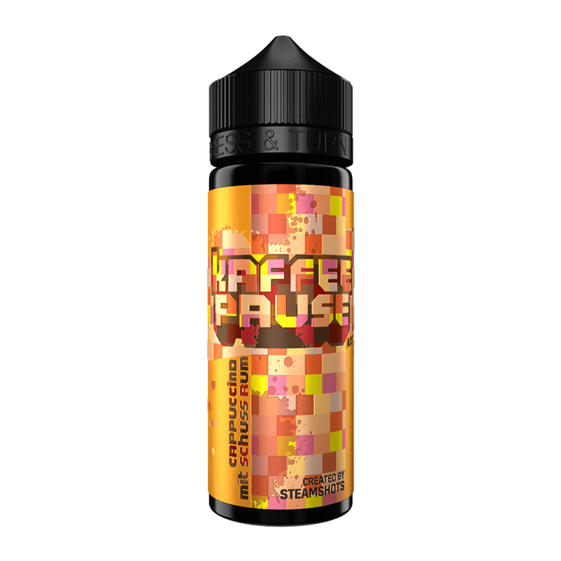 Kaffeepause by Steamshots - Cappuccino mit Schuss Rum - 20 ml Aroma