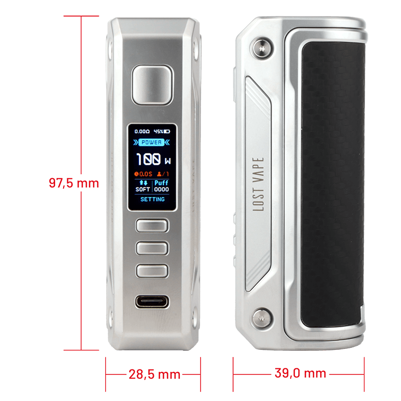 Lost Vape Thelema Solo Box Mod - Akkutrger - 100 Watt 