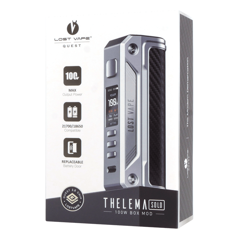 Lost Vape Thelema Solo Box Mod - Akkutrger - 100 Watt 