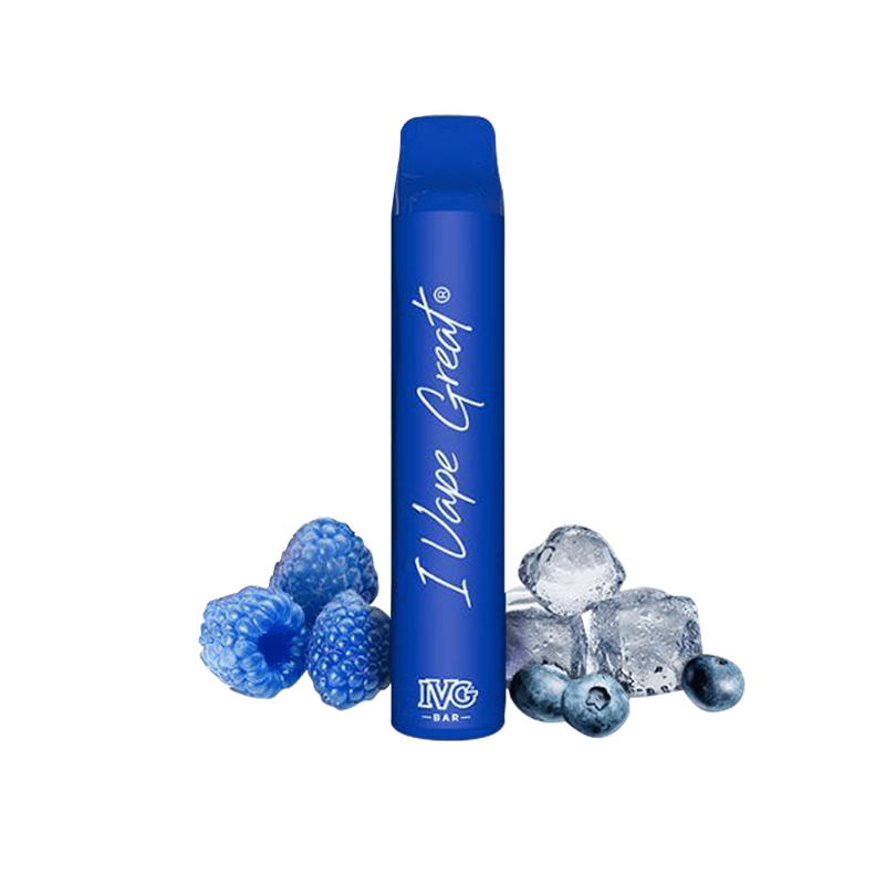 IVG Bar Plus Blue Raspberry Ice - Einweg E-Zigarette - 20 mg / ml 