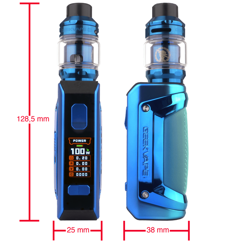 GeekVape AEGIS Solo 2 / S100 + Z Subohm Tank 2021 Kit - E-Zigarette - 100 W - 5,5 ml 