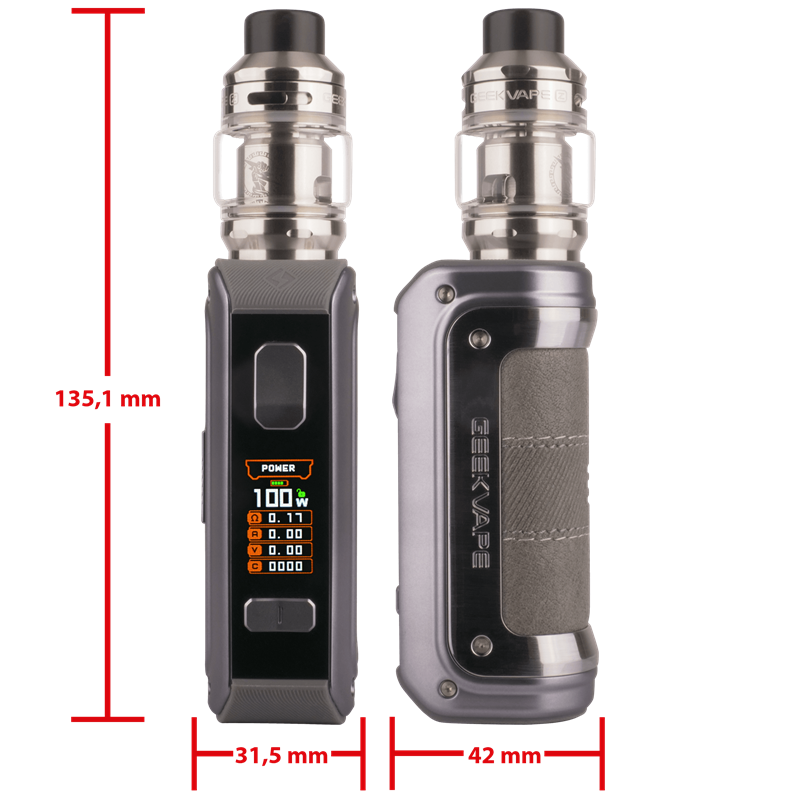 GeekVape AEGIS Max 2 / Max 100 + Z Subohm 2021 Tank Kit - E-Zigarette - 100 W - 5,5 ml 