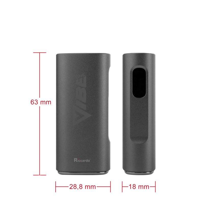 BB-Ware Riccardo Vibe ONE Mod - 500 mAh - daytonagrau 