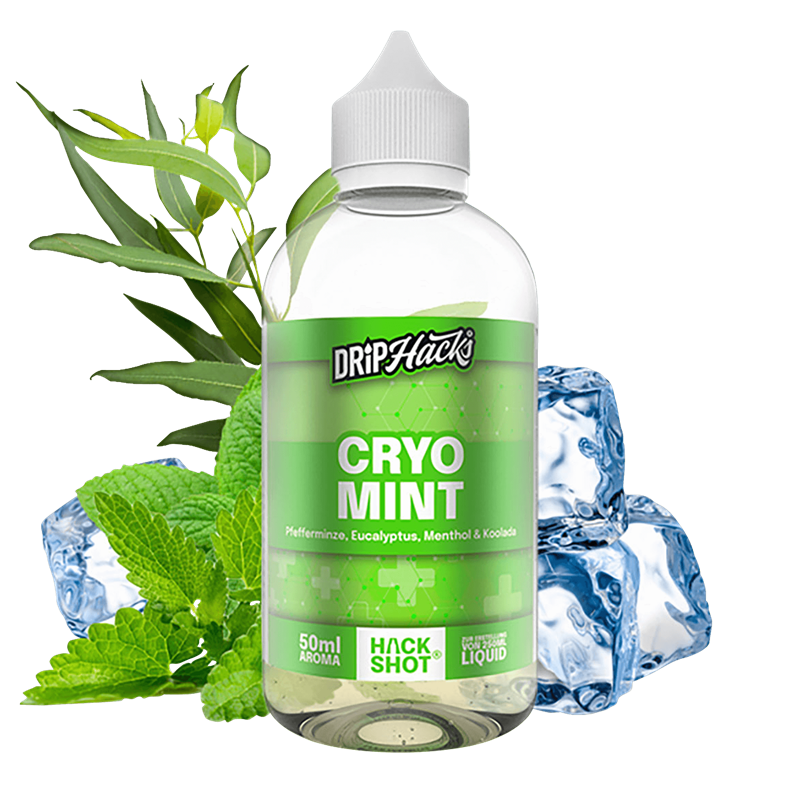 Drip Hacks Aroma - Cryo Mint - 50 ml Longfill 