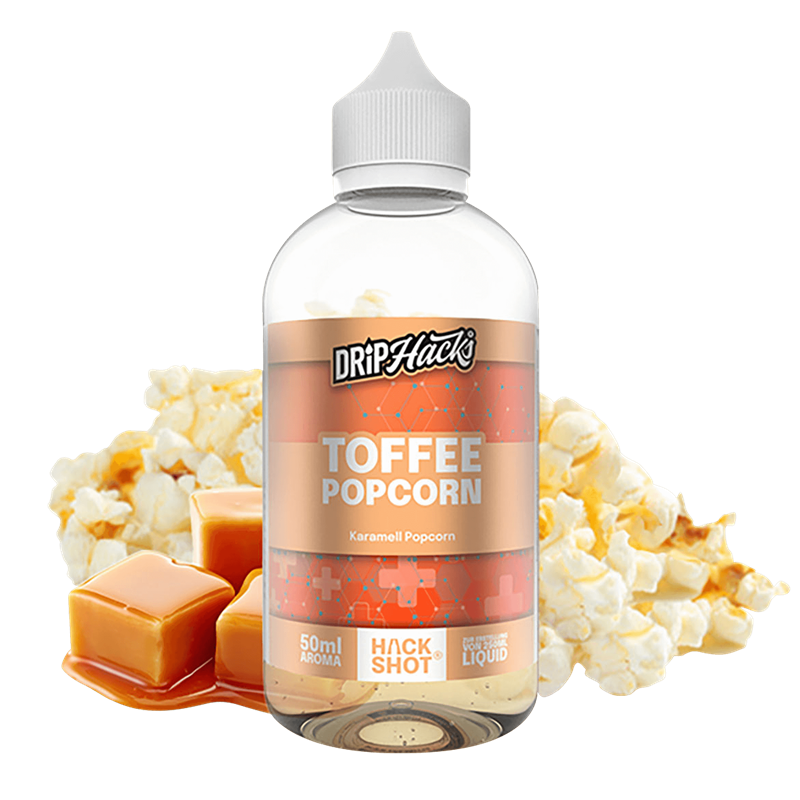 Drip Hacks Aroma - Toffee Popcorn - 50 ml Longfill 