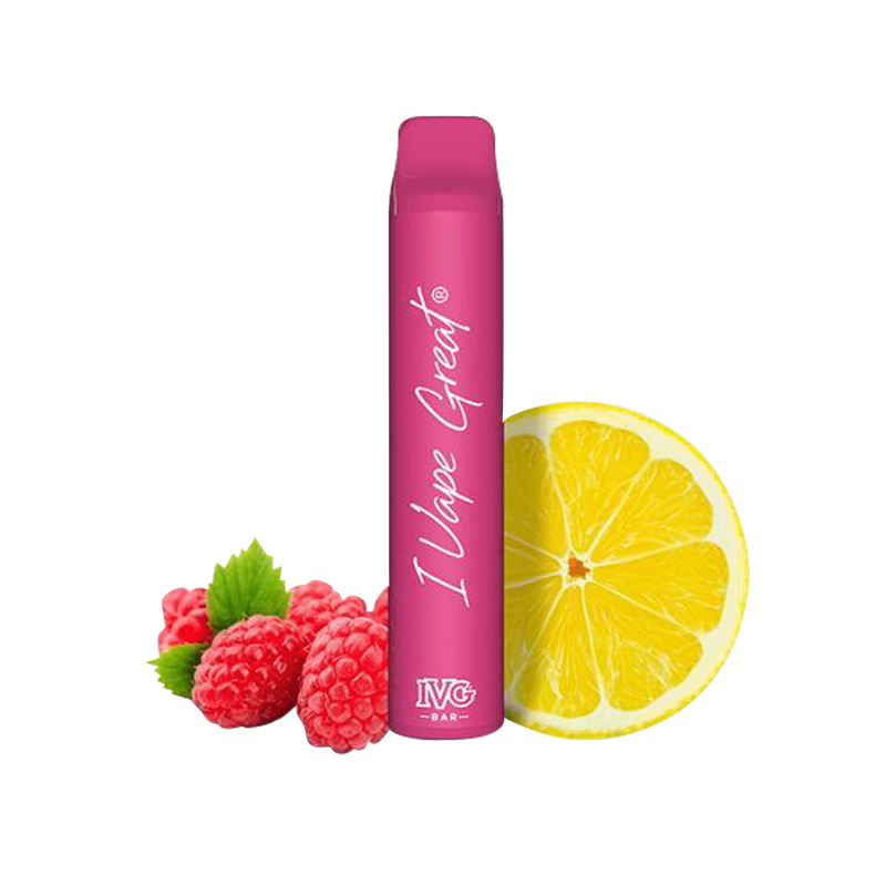 IVG Bar Plus Raspberry Lemonade - Einweg E-Zigarette - 20 mg / ml 