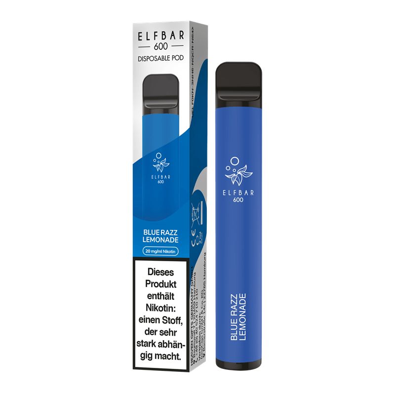 ELF Bar 600 Blue Razz Lemonade - Einweg E-Zigarette - 20 mg / ml