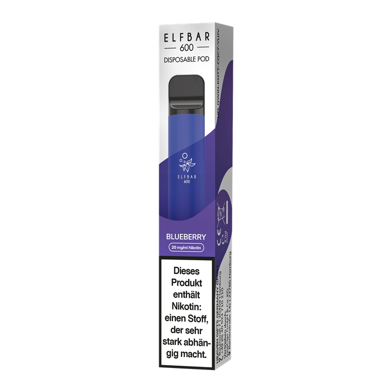 ELF Bar 600 Blueberry - Einweg E-Zigarette - 20 mg / ml 