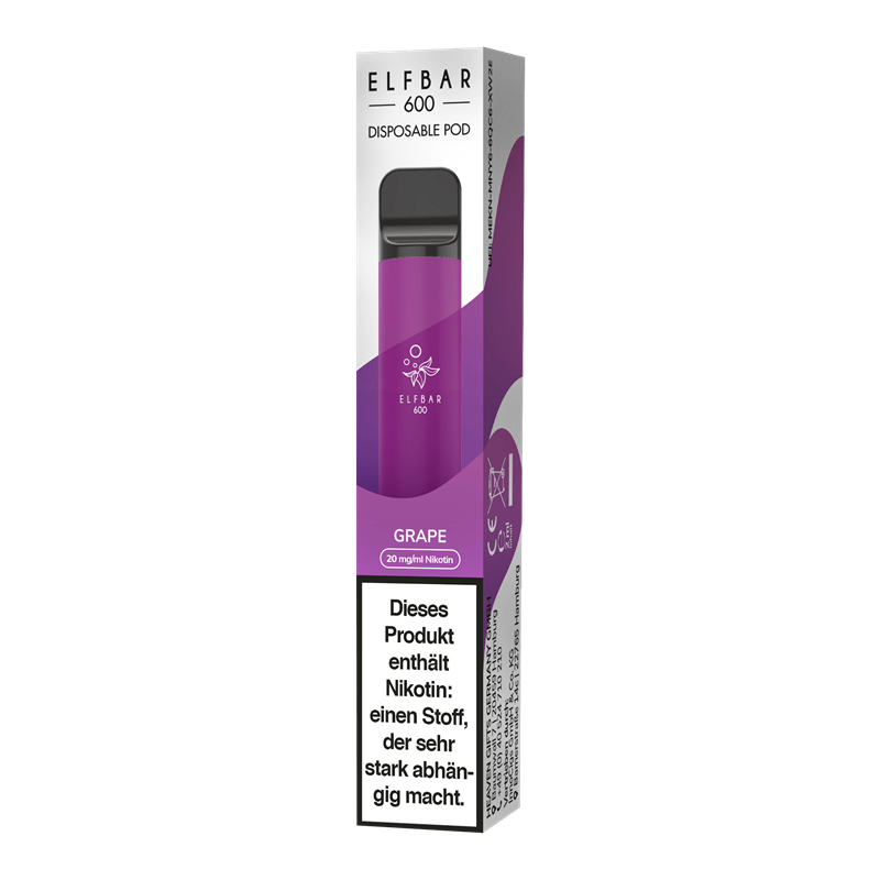 ELF Bar 600 Grape - Einweg E-Zigarette - 20 mg / ml 