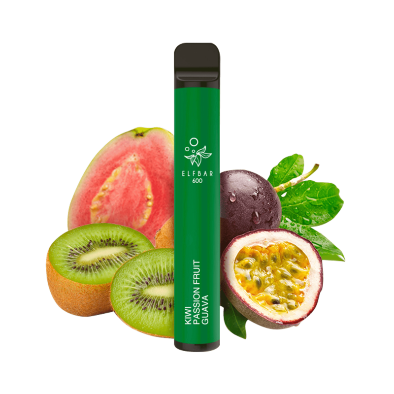 ELF Bar 600 Kiwi Passion Fruit Guava - Einweg E-Zigarette - 20 mg / ml 