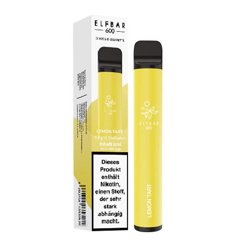 ELF Bar 600 Lemon Tart - Einweg E-Zigarette - 20 mg / ml